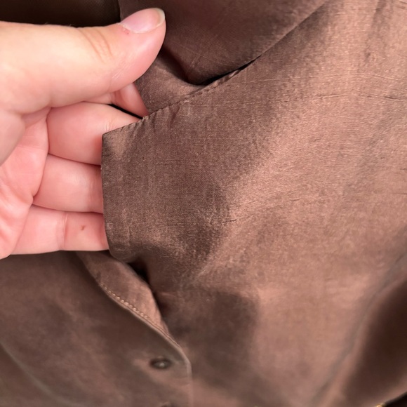 Vintage Ice Women’s Beaded 3/4 Sleeve Dress Shirt - Picture 5 of 6